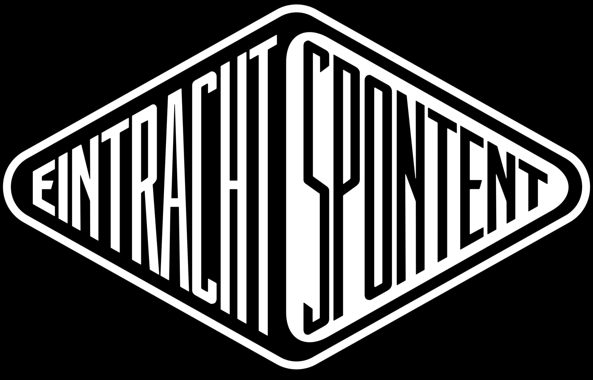Eintracht Spontent Logo Schwarz Weiß